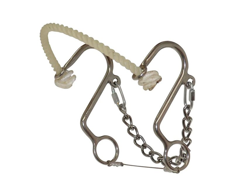 Circle Y REINSMAN Diamond R Little S Rope Nose Hackamore for Horse, DR058 - Image 1